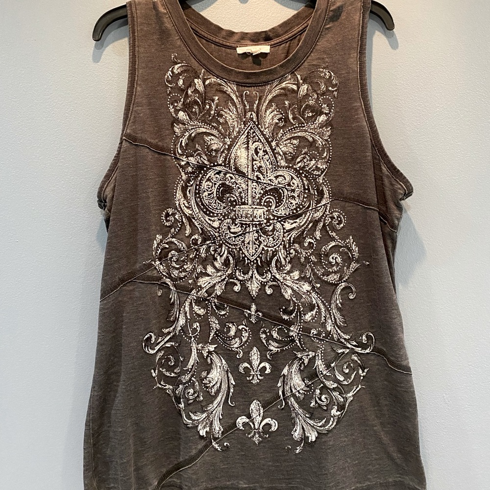 Sleeveless embellished summer top